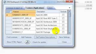 JTB FlexReport LT 10  HTML report for license usage of FlexNetFLEXlm [upl. by Alorac]