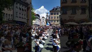 Rutenfest 2024 Ravensburg Schützentrommler [upl. by Ecnesse]