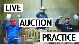 Live Auction Practice  Freestyle Bid Calling [upl. by Ettelra]