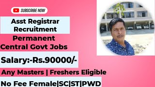 CENTRAL GOVERNMENT JOBS OFFERED  ANY MASTERS [upl. by Ellitnahc542]