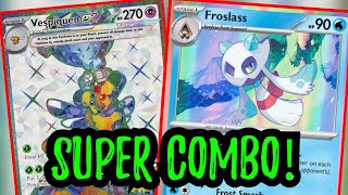 Vespiquen ex With Froslass is SUPER COMBO Pokemon TCG Live [upl. by Tsui]