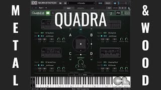 UVI Quadra Metal and Wood REVIEWWalkthrough OMG this plugin is AMAZING [upl. by Hanid600]