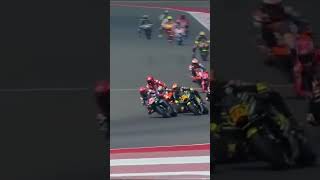 Luca Marini Accident  Mandalika 2023 [upl. by Halima]