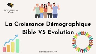 Analyse de la Croissance Démographique dans les Modèles Créationniste et Évolutionniste [upl. by Berkow320]