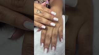 Manutenção com esse gel branco que é sucesso 💅olha esse antes e depois que luxo [upl. by Tuttle691]