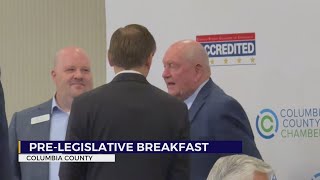 Annual Col Co Prelegislative Breakfast features USG Chancellor Dr Sonny Perdue [upl. by Cathrin33]