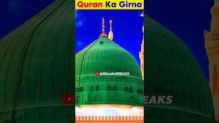 Quran paak hath se gir jaye to kya kre  shortsvideo facts [upl. by Eybbob]