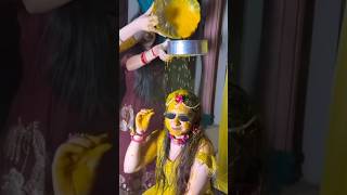 haldi ki rasam hmari sadi me baki h hafte 4 shorts youtubeshorts trending marriage [upl. by Naaitsirhc]