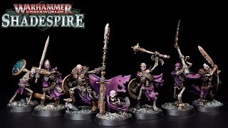 How to Paint Skeletons  Sepulchral Guard  Warhammer Underworlds Shadespire [upl. by Stone737]