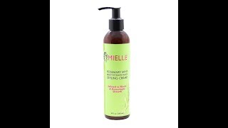 MIELLE ORGANICS ROSEMARY MINT STYLING CREME [upl. by Llenehc]