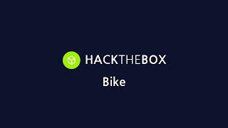 HackTheBox  Starting Point  Tier 1  Bike [upl. by Louisa]