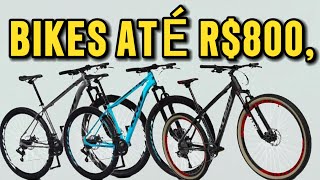 BIKES MTB ARO 29 COM GRUPO SHIMANO ABAIXO DE R800 [upl. by Anirual]