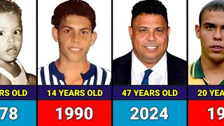 Ronaldo Nazario  Transformation From 2 to 47 Years Old [upl. by Mack99]