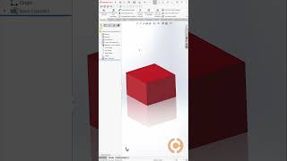 Congé avec suppression de faces dans solidworks [upl. by Airdnoed]