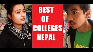 Best Comedy Video of Colleges Nepal  Jibesh and Riyasha  Filmy Guff [upl. by Nellad]