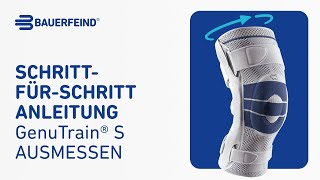 Messanleitung GenuTrain S Kniebandage für mehr Seitenstabilität [upl. by Buddie614]