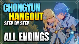 Chongyun Hangout Event All Endings  Achievements 【Genshin Impact】 [upl. by Irakab]