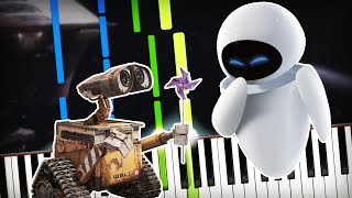 WallE  Define Dancing Soundtrack OST Cartoon Theme Song Piano Cover tutorial midi Sheet Music [upl. by Balbur387]