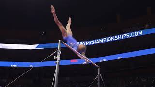 Riley McCusker  Uneven Bars  2018 US Gymnastics Championships  Senior Women Day 1 [upl. by Berard734]