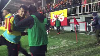 GÖZTEPE GALATASARAY MAÇINDA KÜFÜRLEŞEN TRİBÜN 26012019 [upl. by Etteoj935]