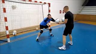 Futsal goalkeeper training  compilation October 2017 [upl. by Heidy]