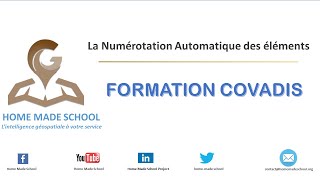 La Numérotation Automatique des éléments dans Covadis [upl. by Rainie]