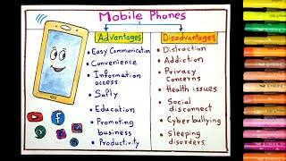 advantages and disadvantages of Mobile Phones Notes On Mobile Phones [upl. by Attirehs542]