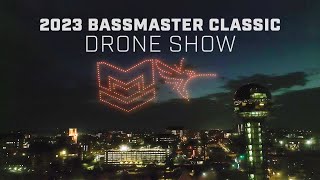 Minn Kota amp Humminbird 2023 Bassmaster Classic Drone Show  Knoxville TN [upl. by Scrivenor]