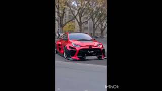 ❤❤❤RED TOYOTA MODIFIED CAR toxic 10malayalam shortvideo [upl. by Liba]