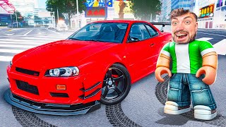 COMPRO Y TUNEO UN NISSAN SKYLINE GTR R34 😍  Midnight Racing Tokyo Roblox [upl. by Nats]