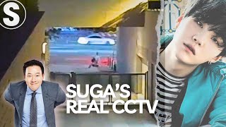 BTS Sugas Real CCTV Comes Out [upl. by Lehcim193]