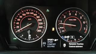 BMW 120i 184 PS Automatik DKG 0  180 kmh Beschleunigung Acceleration [upl. by Sollie]