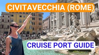 Civitavecchia Italy Rome Cruise Port Guide  10 Best Things to Do in Rome 4K [upl. by Fransen]