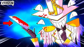 GOD is the IMPOSTER in Hazbin Hotel VRChat [upl. by Langille93]