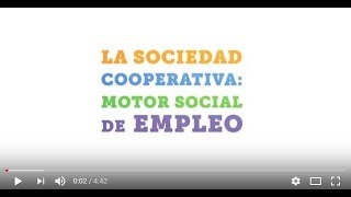 La sociedad cooperativa motor social de empleo [upl. by Aihsetal]