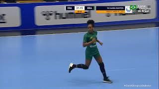 MUNDIAL SUB20 DE HANDEBOL FEMININO 2022  Brasil 18 x 37 França  Melhores Momentos [upl. by Sherlock]