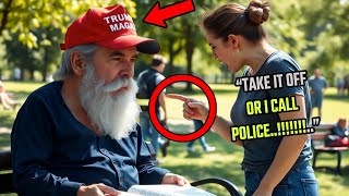 Woman Calls Police On Man Wearing MAGA Hat But He Turns Out To Be The Police Chief [upl. by Hector]