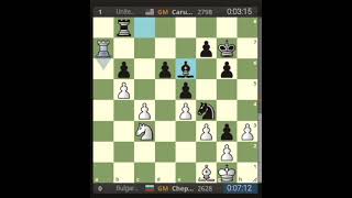 GM Ivan Cheparinov 🇧🇬 vs GM Fabiano Caruana 🇺🇲 Round 3 2024 World Chess Olympiad chess shorts [upl. by Neelat145]