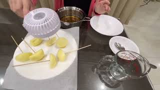 Making quick and easy toffee apples [upl. by Dietrich]