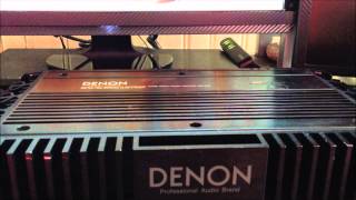 DENON Class A Old School 1987 Car Amplifier [upl. by Stanway924]