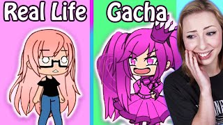 GACHA LIFE VS REAL LIFE [upl. by Yhtomiht482]