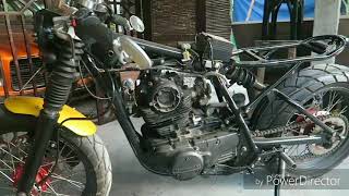 Perubahan Binter mercy quotkz200quot cafe racer [upl. by Nnawtna]