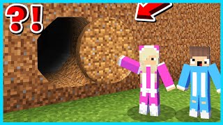 MIPAN amp ZUZUZU MENEMUKAN PINTU RAHASIA PENUH MISTERI BERBENTUK BULAT DI MINECRAFT SURVIVAL [upl. by Woodcock376]