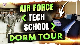 Air Force Tech School DORM TOUR Pensacola NAS [upl. by Skillern145]