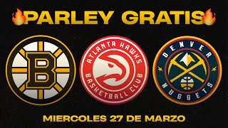 🔥 PRONOSTICOS NBA Y NHL PARA HOY 27032024 🔥 PARLEY GRATIS 🏀🔥 [upl. by Uy]