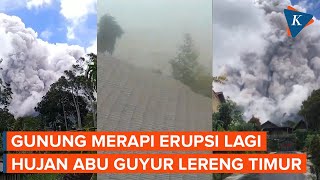 Erupsi Gunung Merapi Hujan Abu Vulkanik Landa Lereng Timur [upl. by Zetrom]