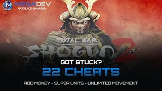 Shogun 2 – Total War Cheats Money Unlimited Movement …  Trainer by MegaDev [upl. by Olaf]