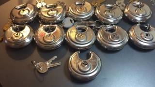 179 Abus 2670 Disc Padlock Picked [upl. by Capone]