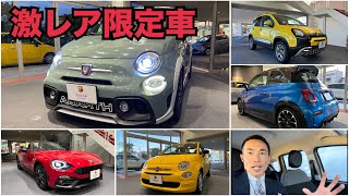 レアな限定車の認定中古車を一挙紹介！フィアット・アバルト静岡の在庫！ [upl. by Bodi980]