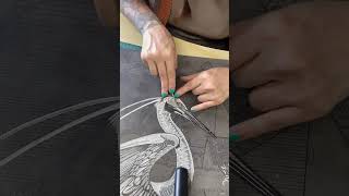 How to make a Lino print by victoriafordartist [upl. by Ainat]